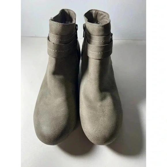 Yuu Taupe Ankle Boots - Picture 1 of 7